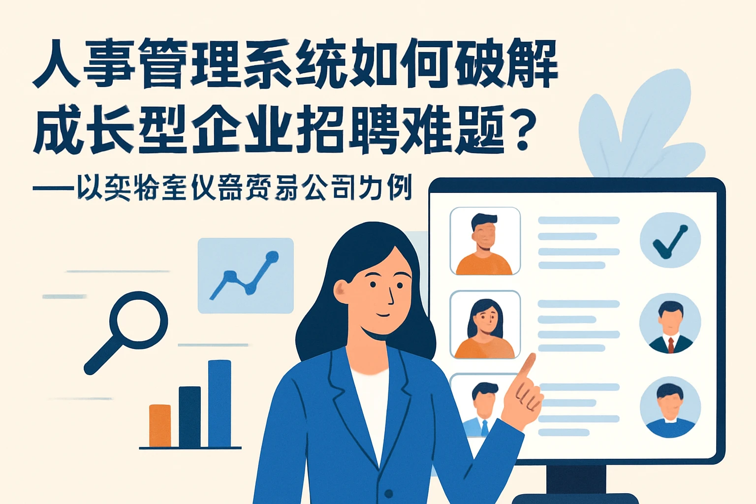人事管理系统如何破解成长型企业招聘难题？——以实验室仪器贸易公司为例