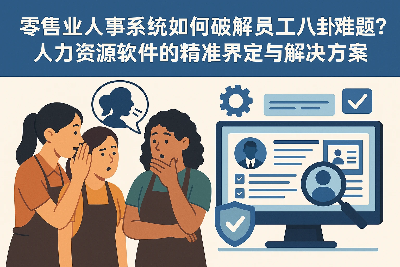 零售业人事系统如何破解员工八卦难题？人力资源软件的精准界定与解决方案