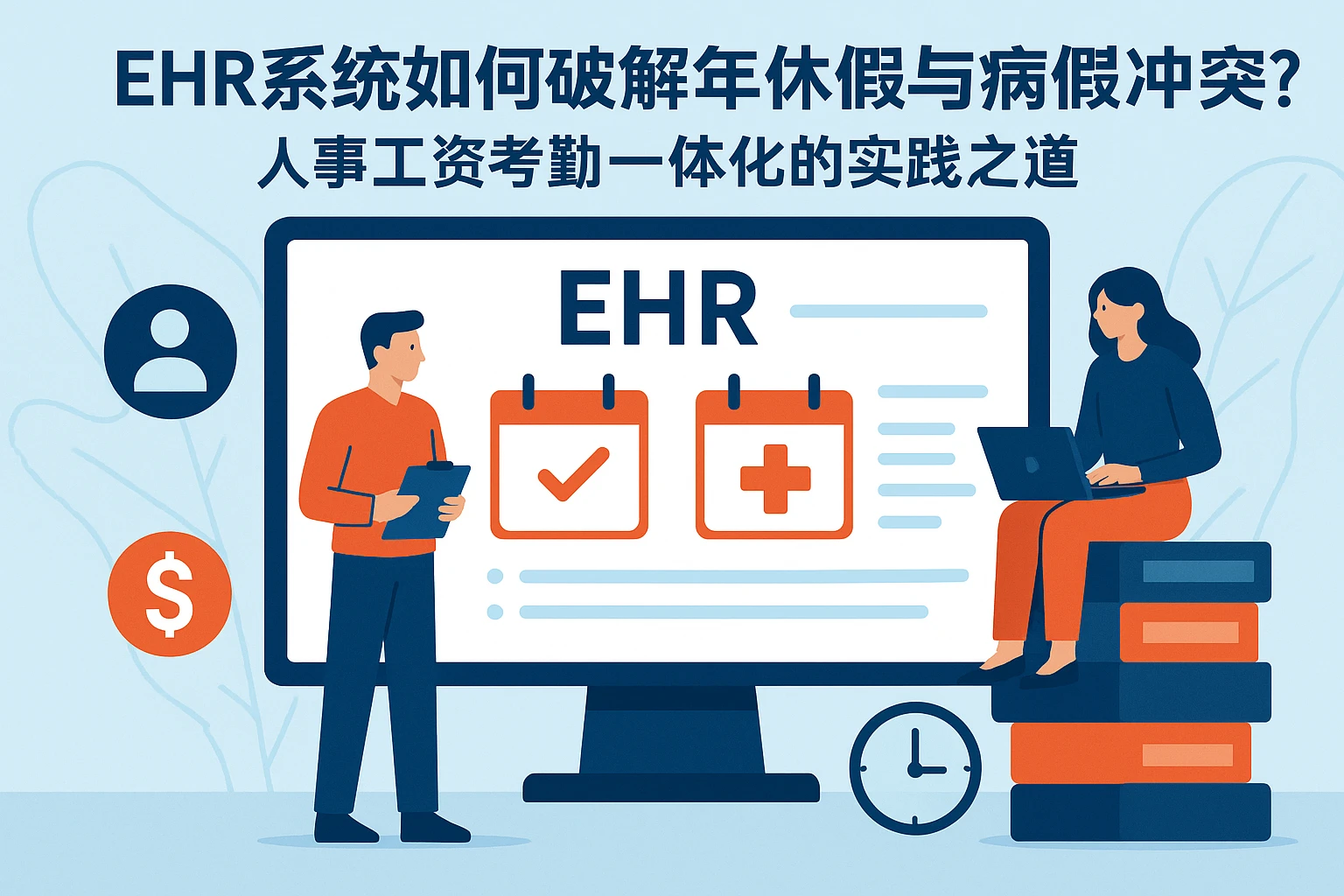 EHR系统如何破解年休假与病假冲突？人事工资考勤一体化的实践之道