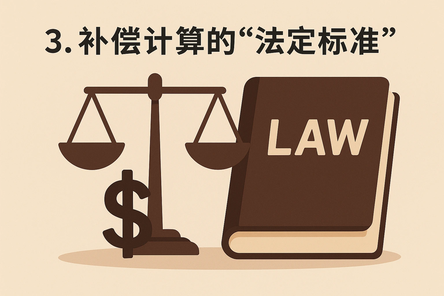 3. 补偿计算的“法定标准”