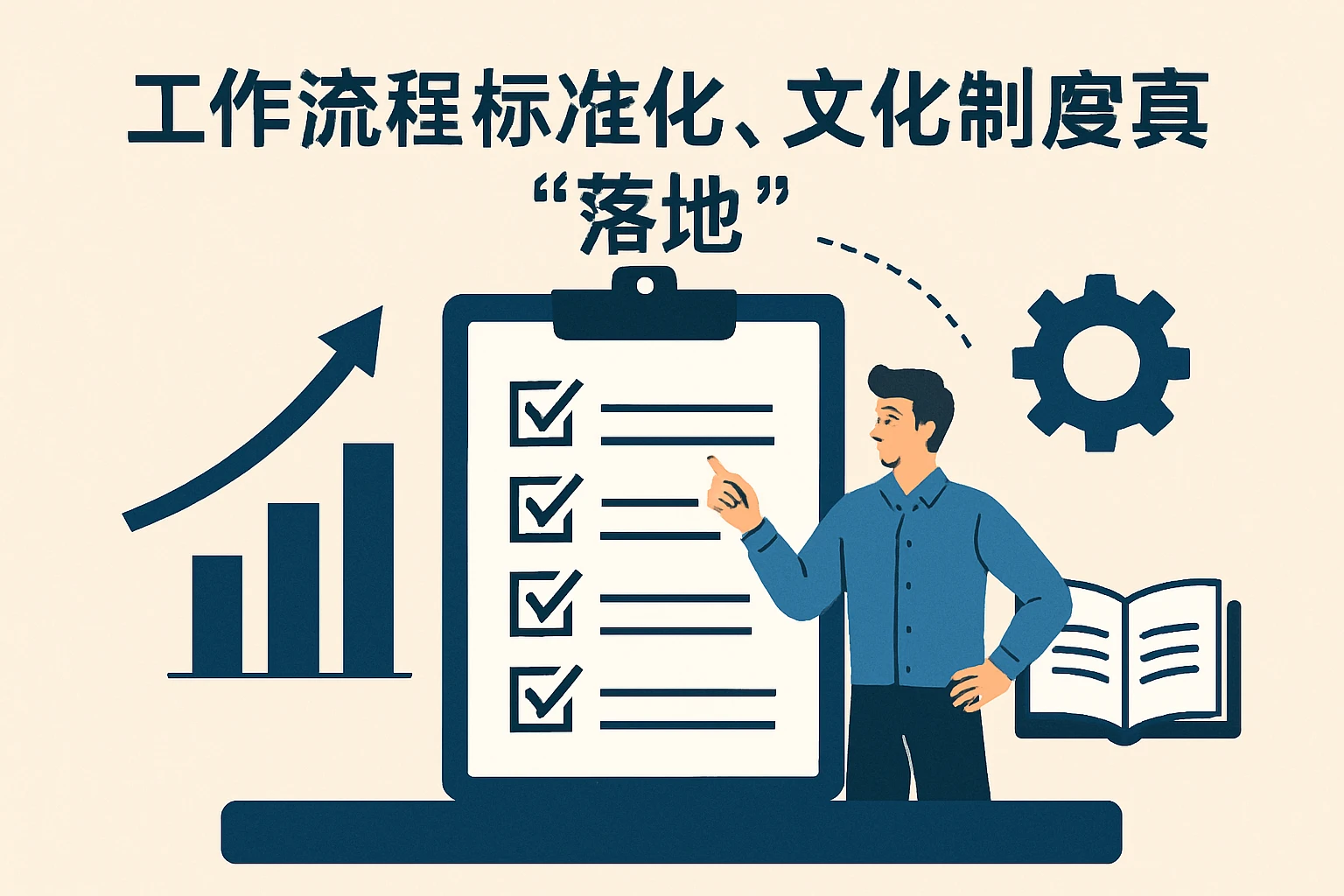 2. 工作流程标准化，文化制度真正“落地”