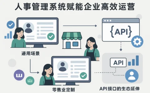 人事管理系统赋能企业高效运营：从通用场景到零售业定制，再到API接口的生态延伸