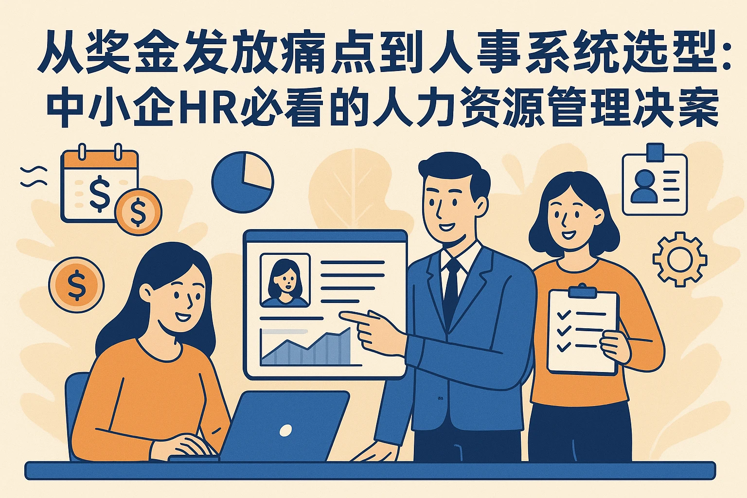 从奖金发放痛点到人事系统选型：中小企HR必看的人力资源管理解决方案