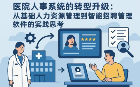医院人事系统的转型升级：从基础人力资源管理到智能招聘管理软件的实践思考