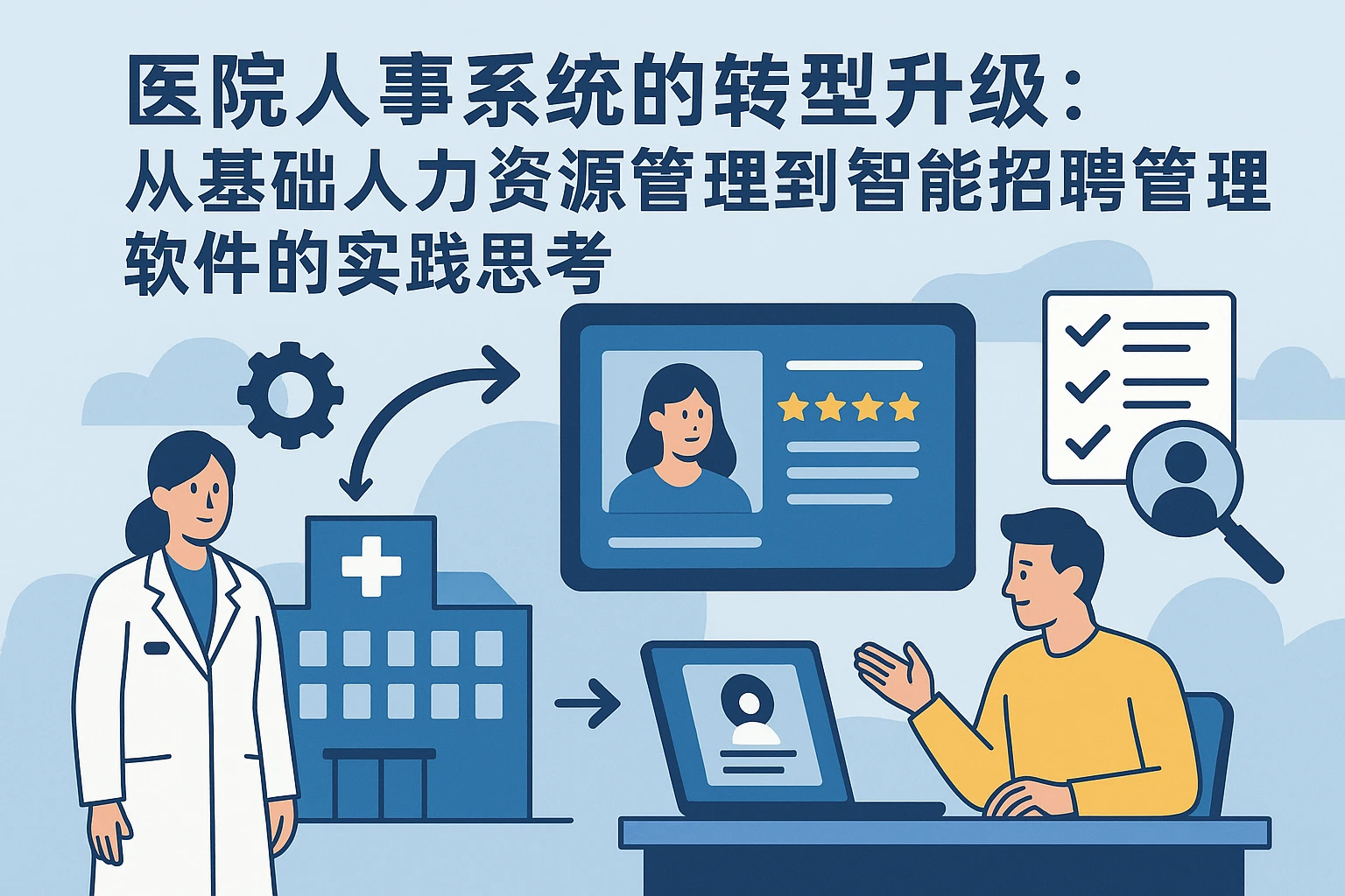 医院人事系统的转型升级：从基础人力资源管理到智能招聘管理软件的实践思考