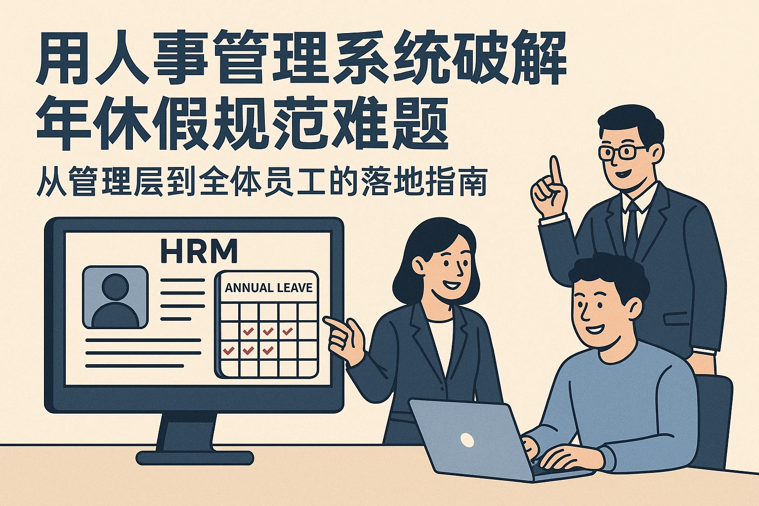 用人事管理系统破解年休假规范难题：从管理层到全体员工的落地指南