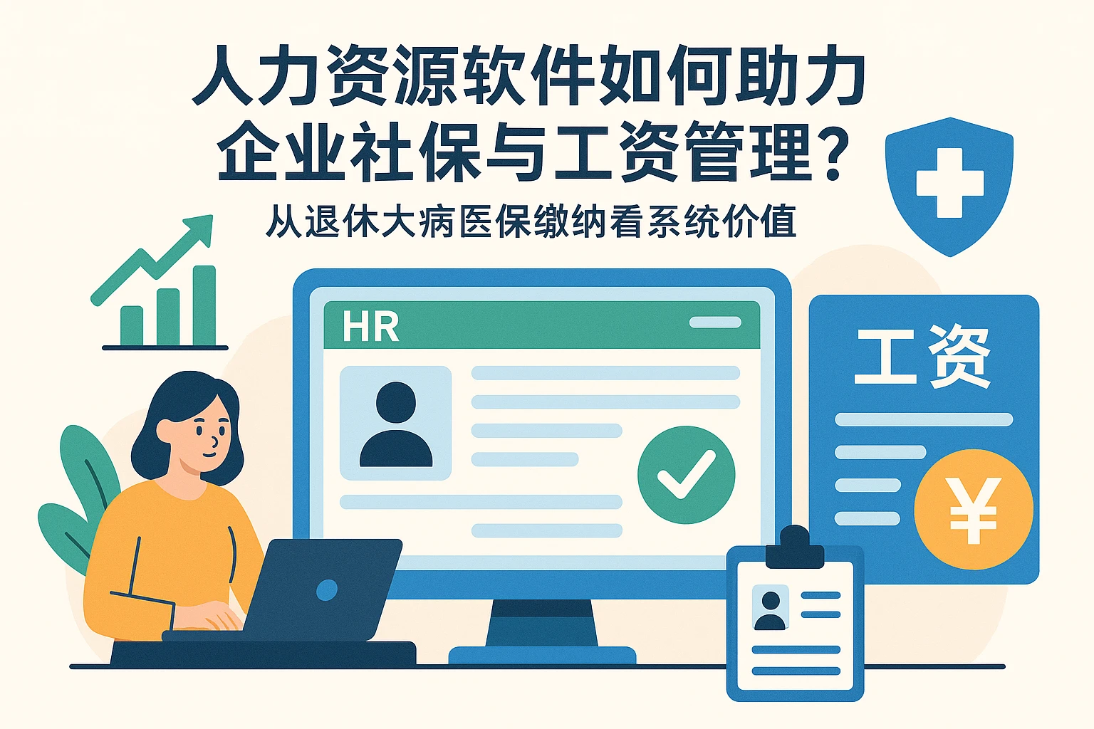 人力资源软件如何助力企业社保与工资管理？从退休大病医保缴纳看系统价值