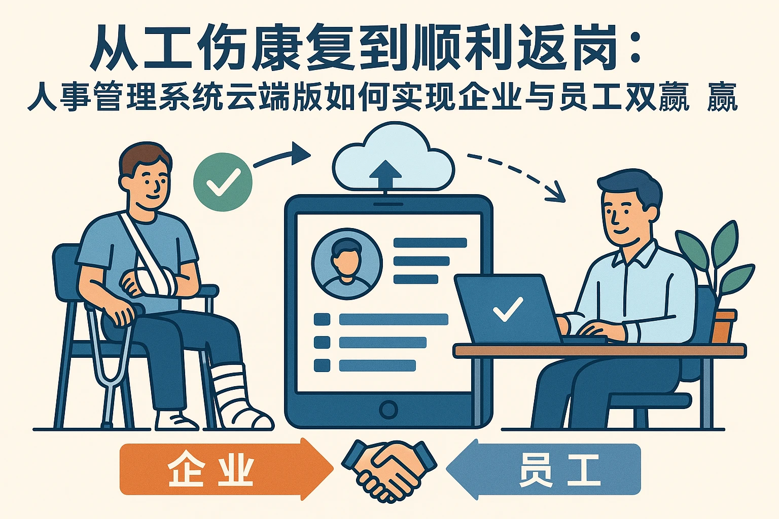 从工伤康复到顺利返岗：人事管理系统云端版如何实现企业与员工双赢