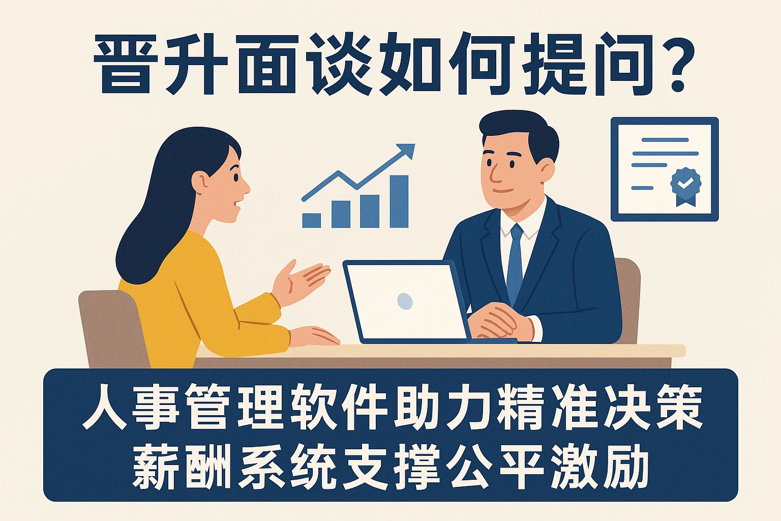 晋升面谈如何提问？人事管理软件助力精准决策，薪酬系统支撑公平激励