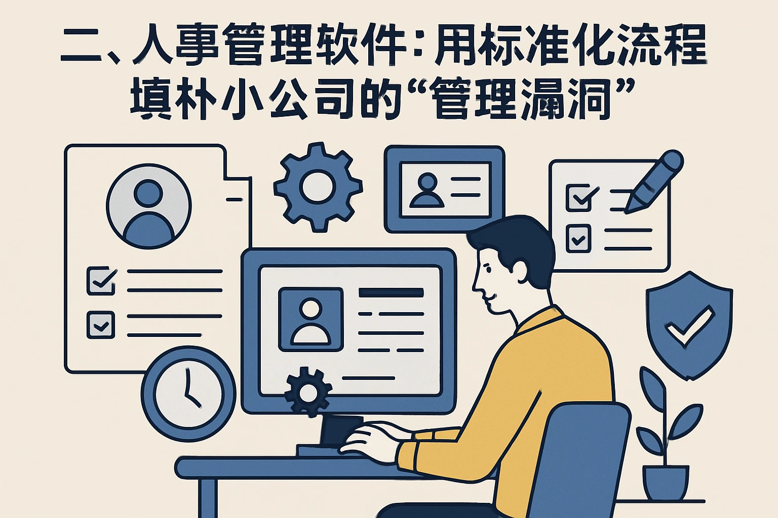 二、人事管理软件：用标准化流程填补小公司的“管理漏洞”