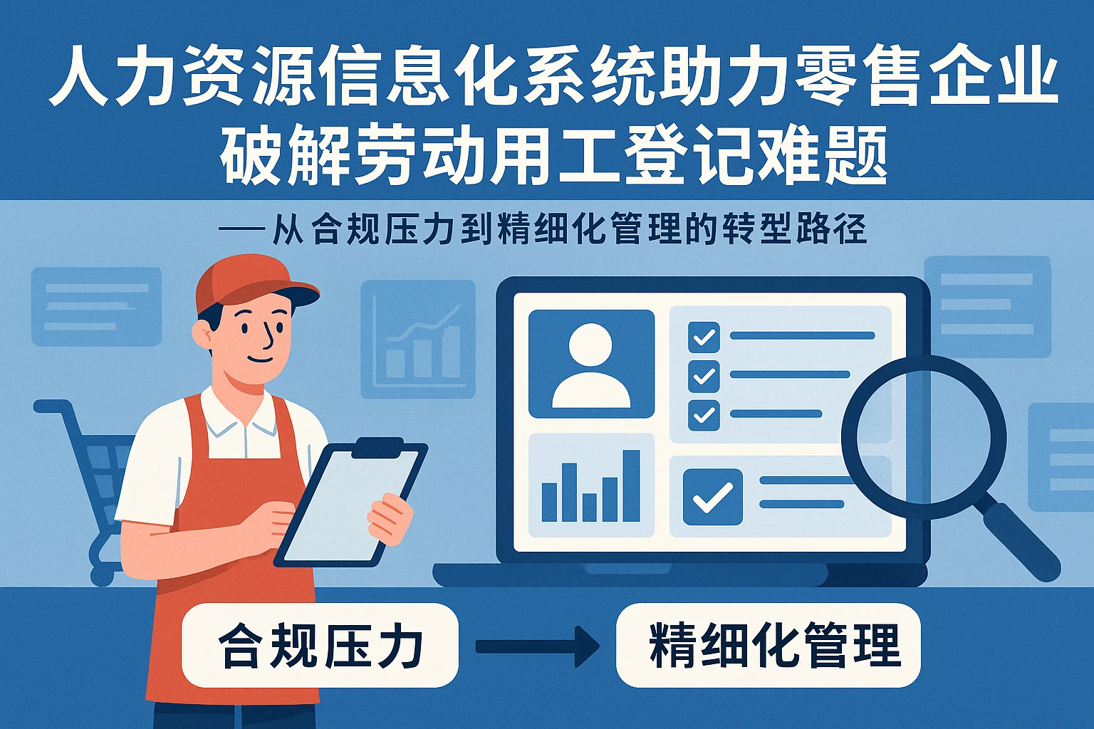 人力资源信息化系统助力零售企业破解劳动用工登记难题——从合规压力到精细化管理的转型路径