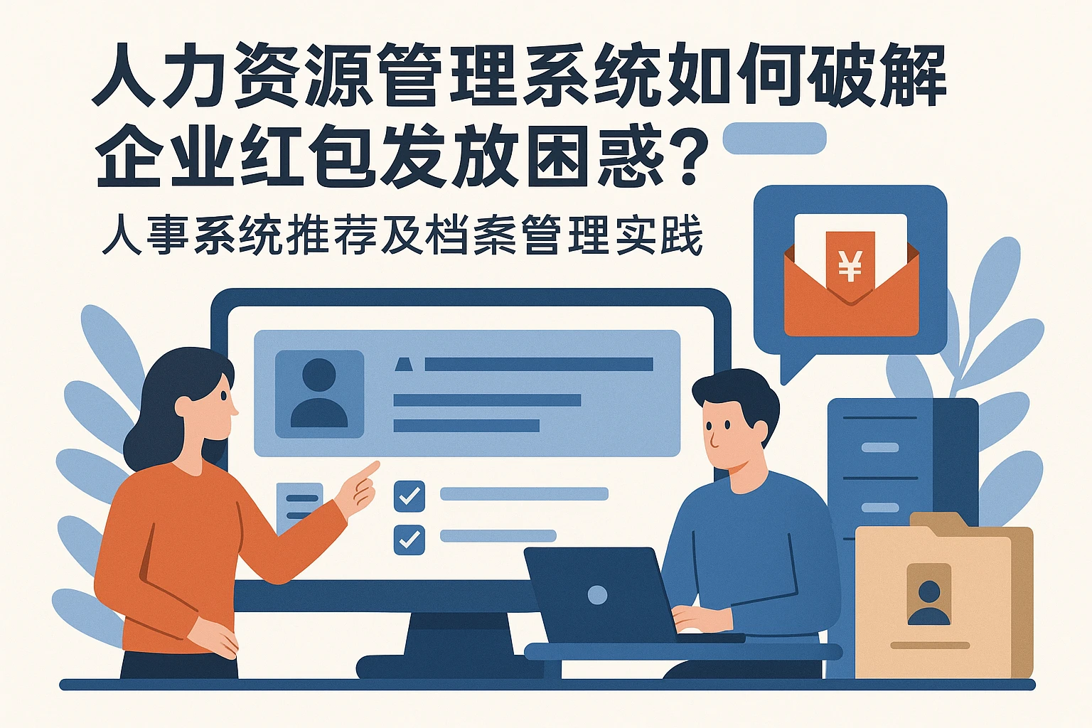 人力资源管理系统如何破解企业红包发放困惑？人事系统推荐及档案管理实践