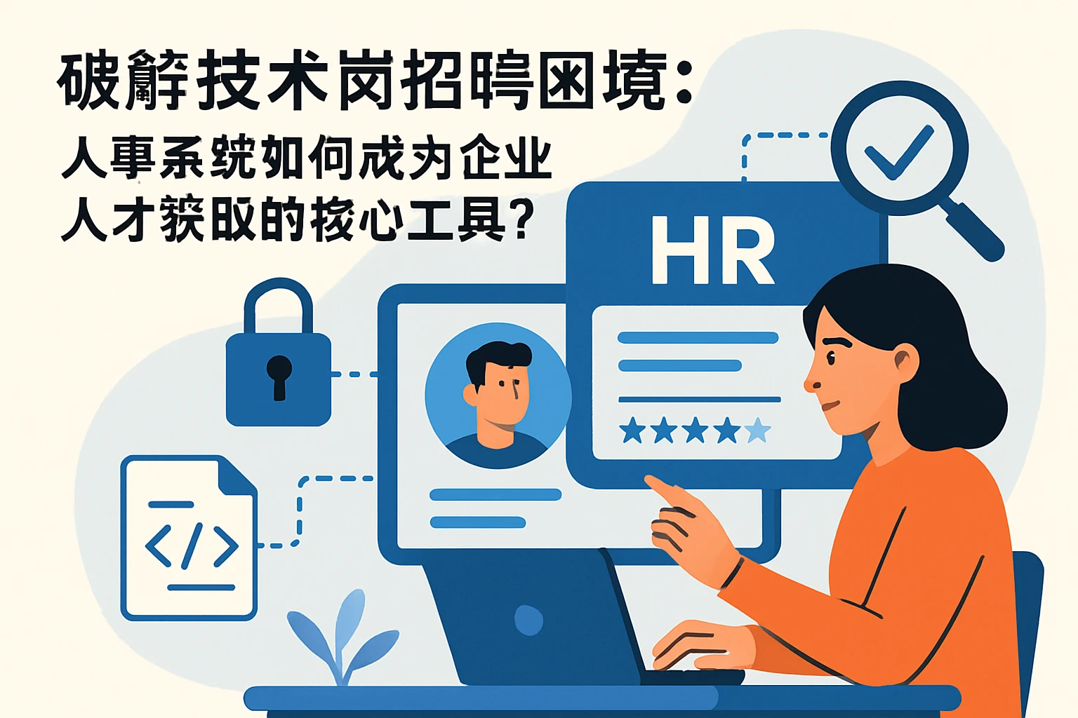 破解技术岗招聘困境：人事系统如何成为企业人才获取的核心工具？