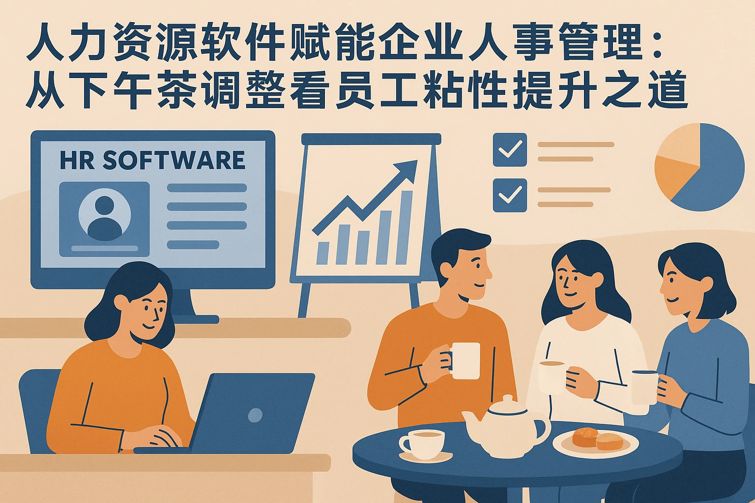 人力资源软件赋能企业人事管理：从下午茶调整看员工粘性提升之道