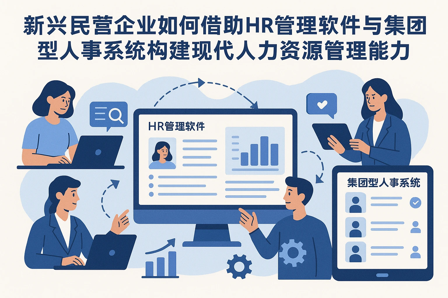 新兴民营企业如何借助HR管理软件与集团型人事系统构建现代人力资源管理能力