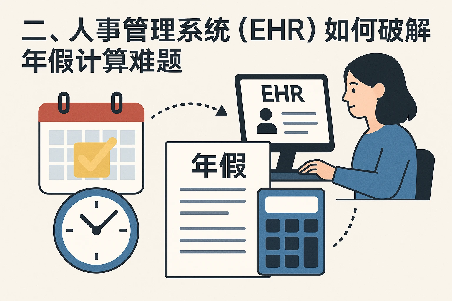 二、人事管理系统（EHR）如何破解年假计算难题
