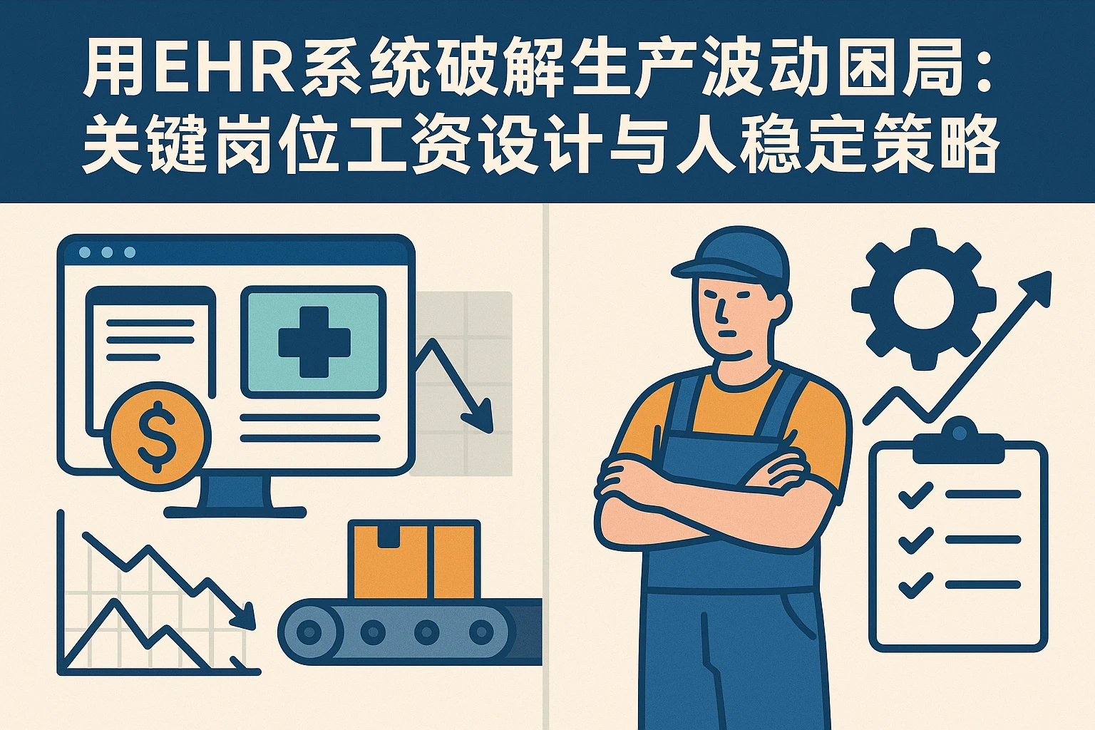 用EHR系统破解生产波动困局：关键岗位工资设计与人员稳定策略