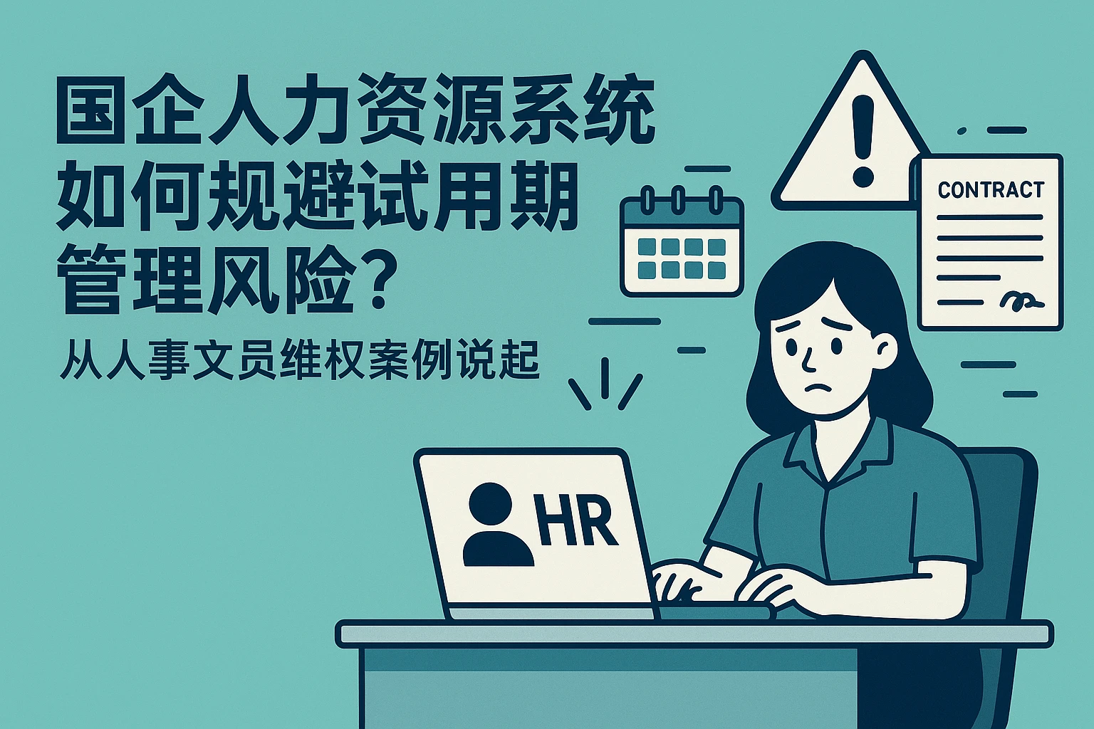国企人力资源系统如何规避试用期管理风险？从人事文员维权案例说起