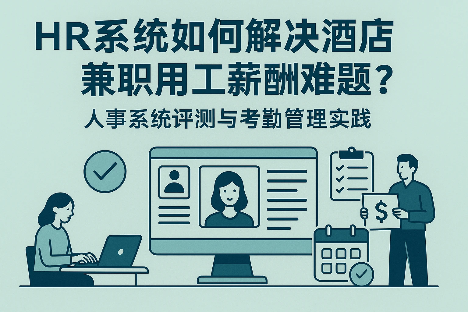 HR系统如何解决酒店兼职用工薪酬难题？人事系统评测与考勤管理实践
