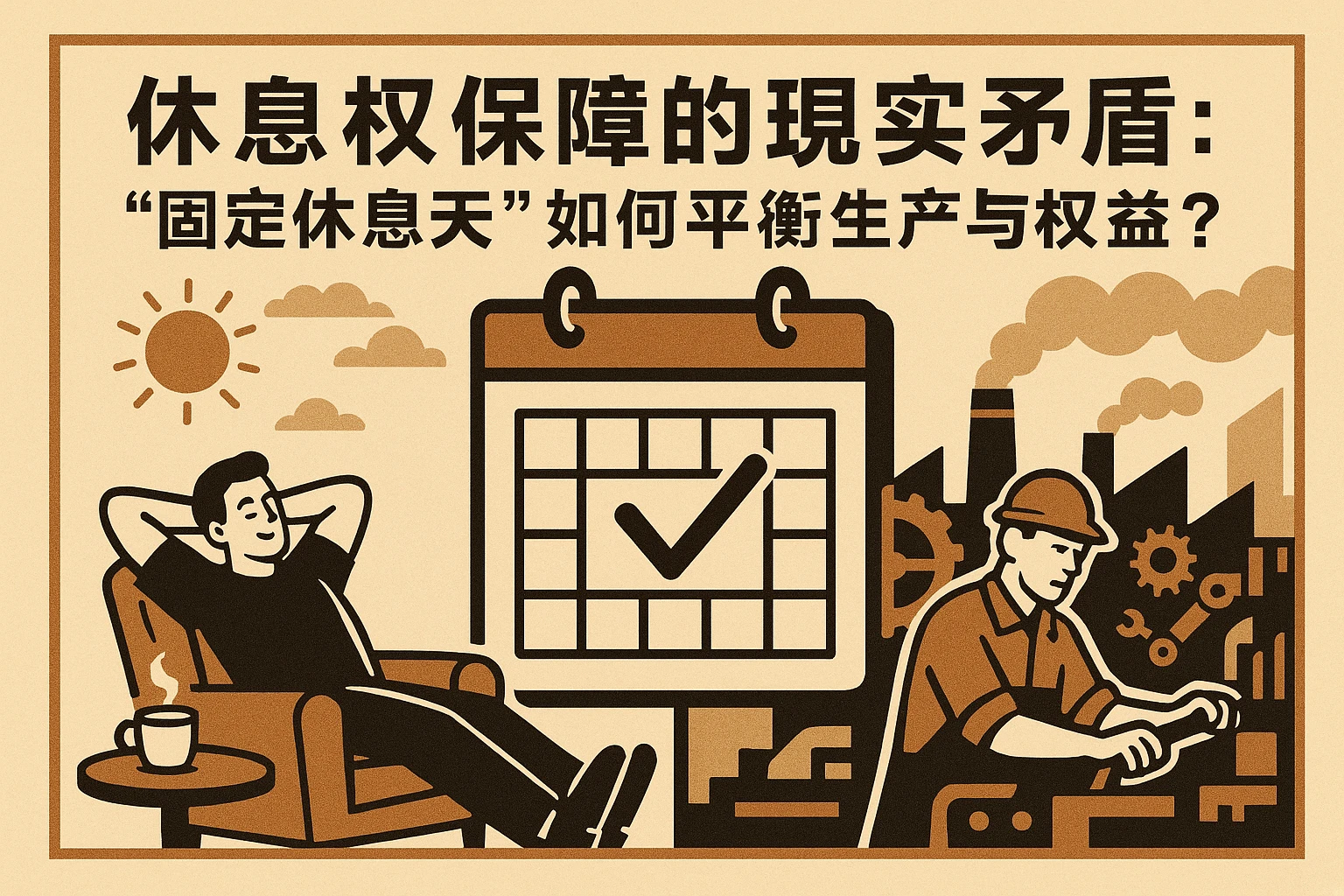 2. 休息权保障的现实矛盾：“固定休息天”如何平衡生产与权益？