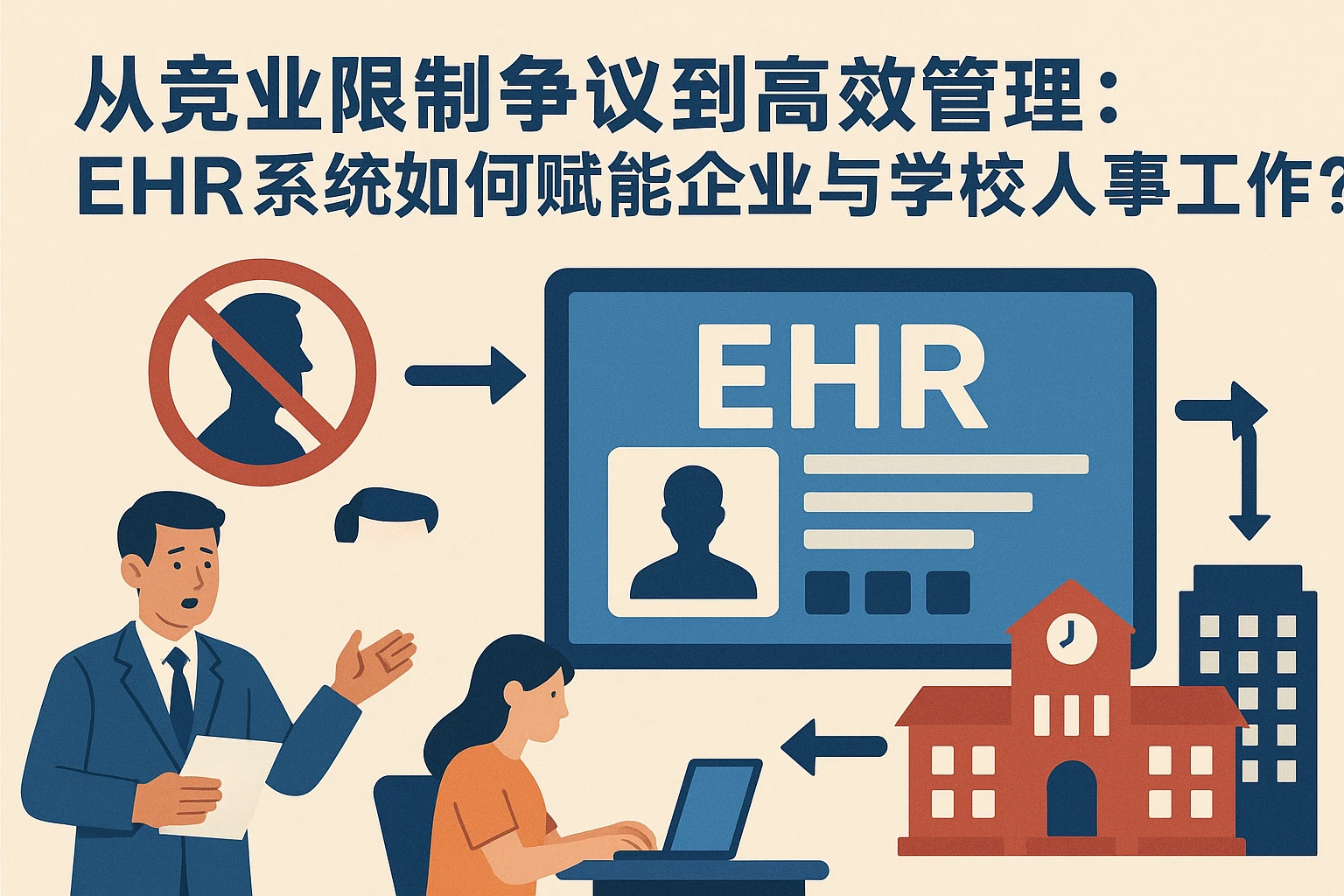 从竞业限制争议到高效管理：EHR系统如何赋能企业与学校人事工作？