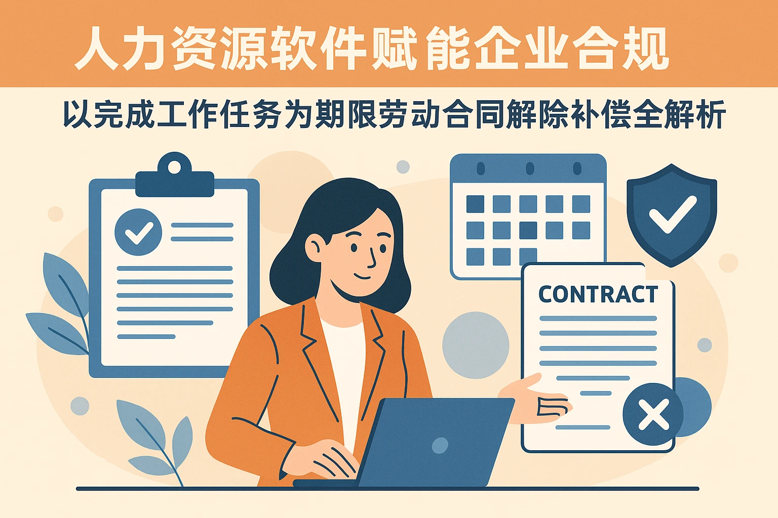 人力资源软件赋能企业合规：以完成工作任务为期限劳动合同解除补偿全解析