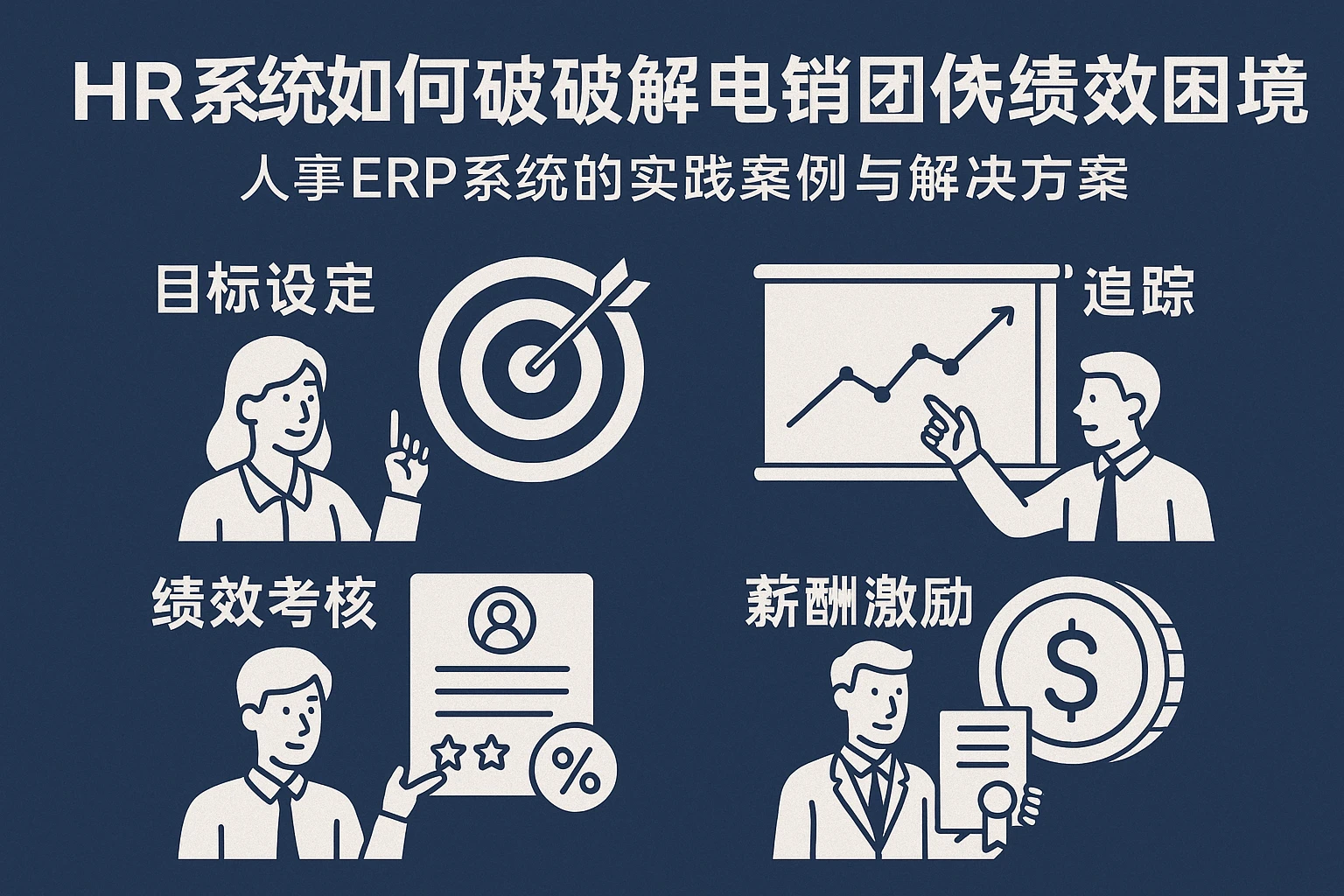 HR系统如何破解电销团队绩效困境？人事ERP系统的实践案例与解决方案