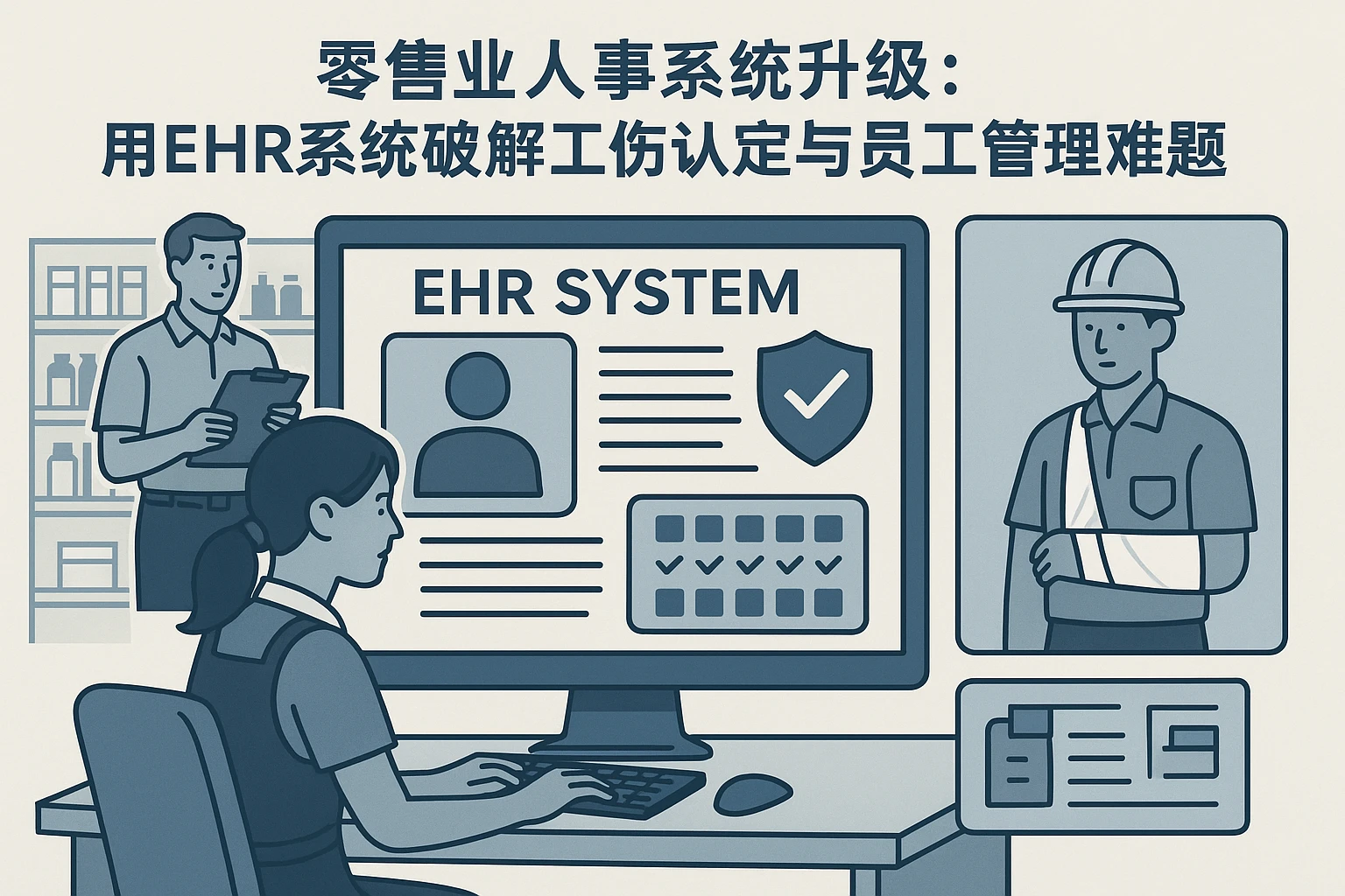 零售业人事系统升级：用EHR系统破解工伤认定与员工管理难题