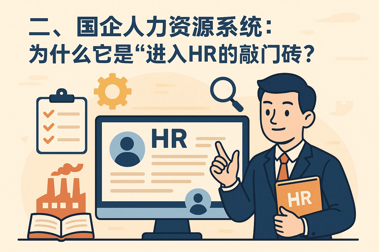 二、国企人力资源系统：为什么它是“进入HR的敲门砖”？