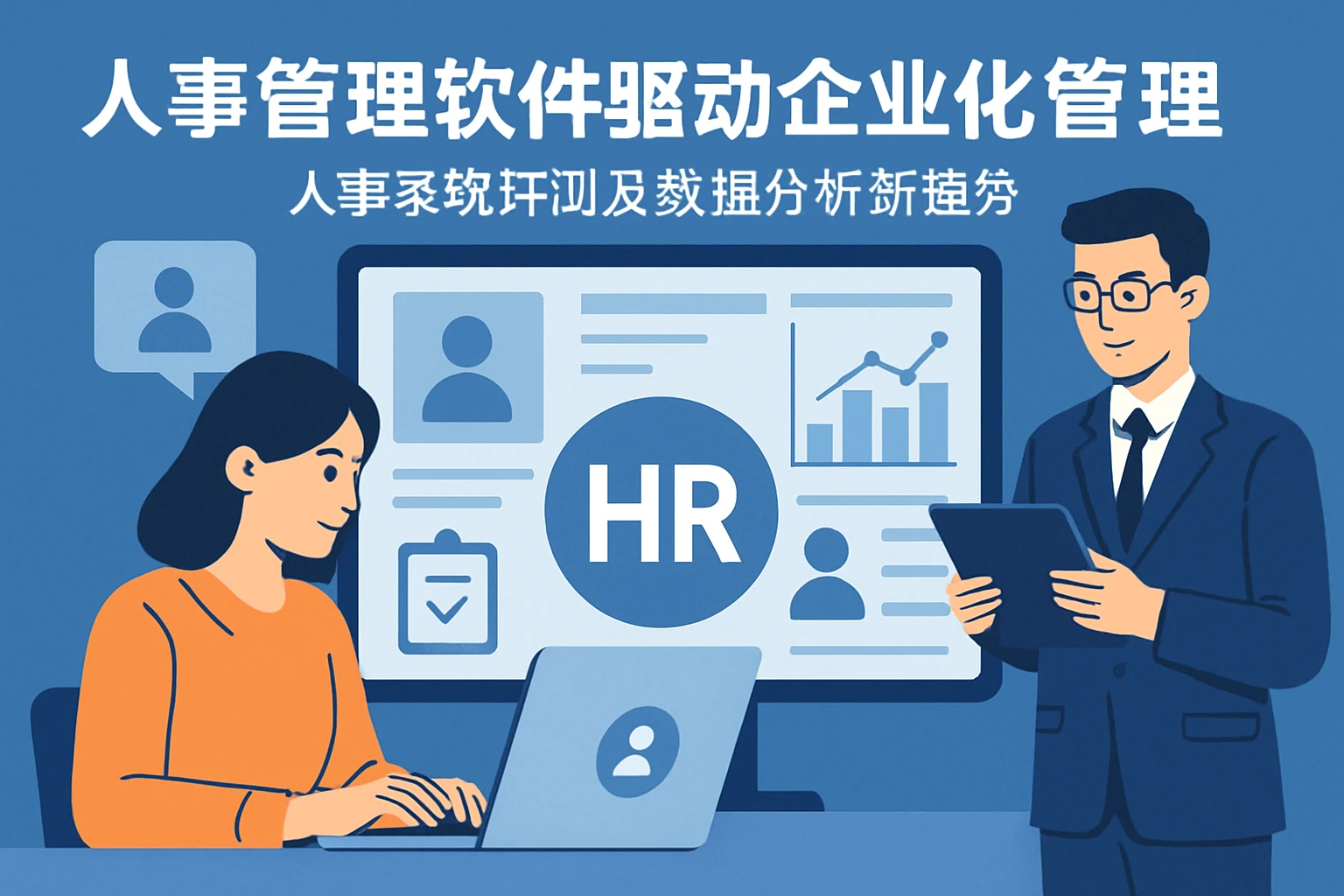 人事管理软件驱动企业人性化管理：人事系统评测及数据分析新趋势