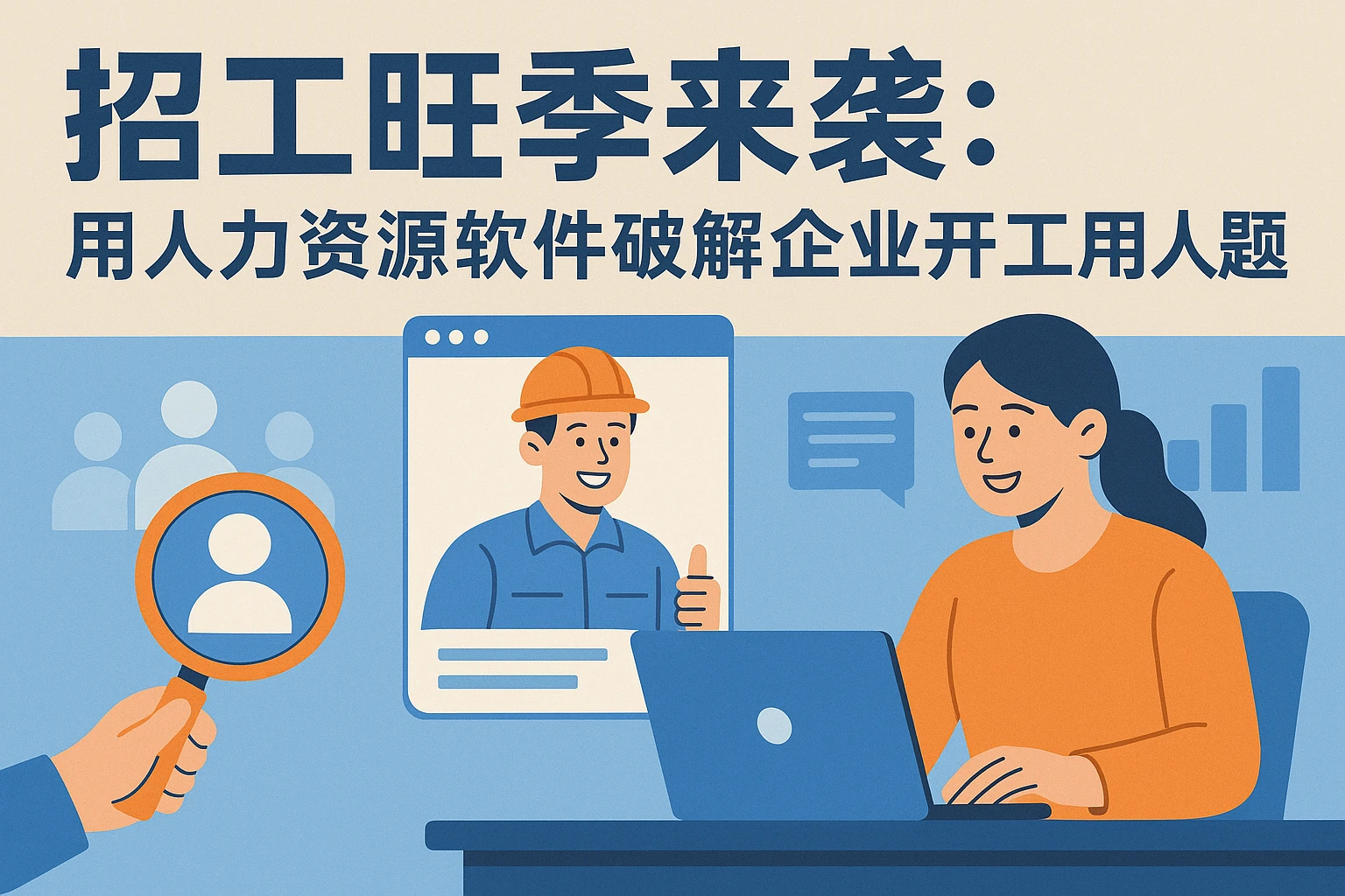招工旺季来袭：用人力资源软件破解企业开工用人难题