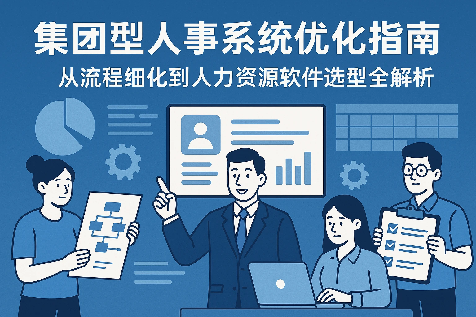 集团型人事系统优化指南：从流程细化到人力资源软件选型全解析
