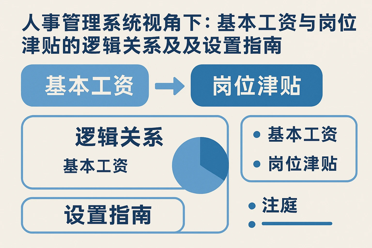 人事管理系统视角下：基本工资与岗位津贴的逻辑关系及设置指南