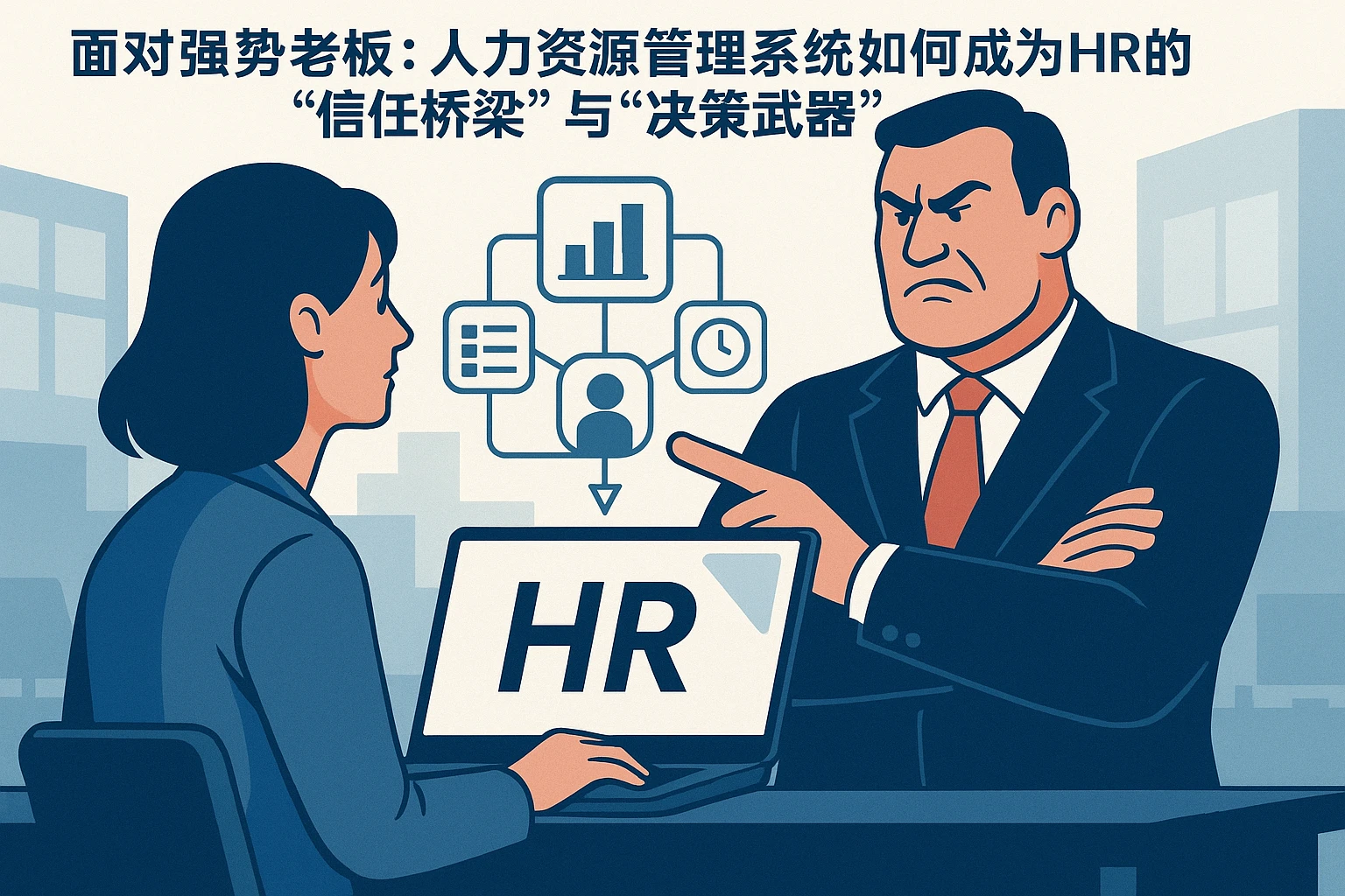 面对强势老板：人力资源管理系统如何成为HR的“信任桥梁”与“决策武器”