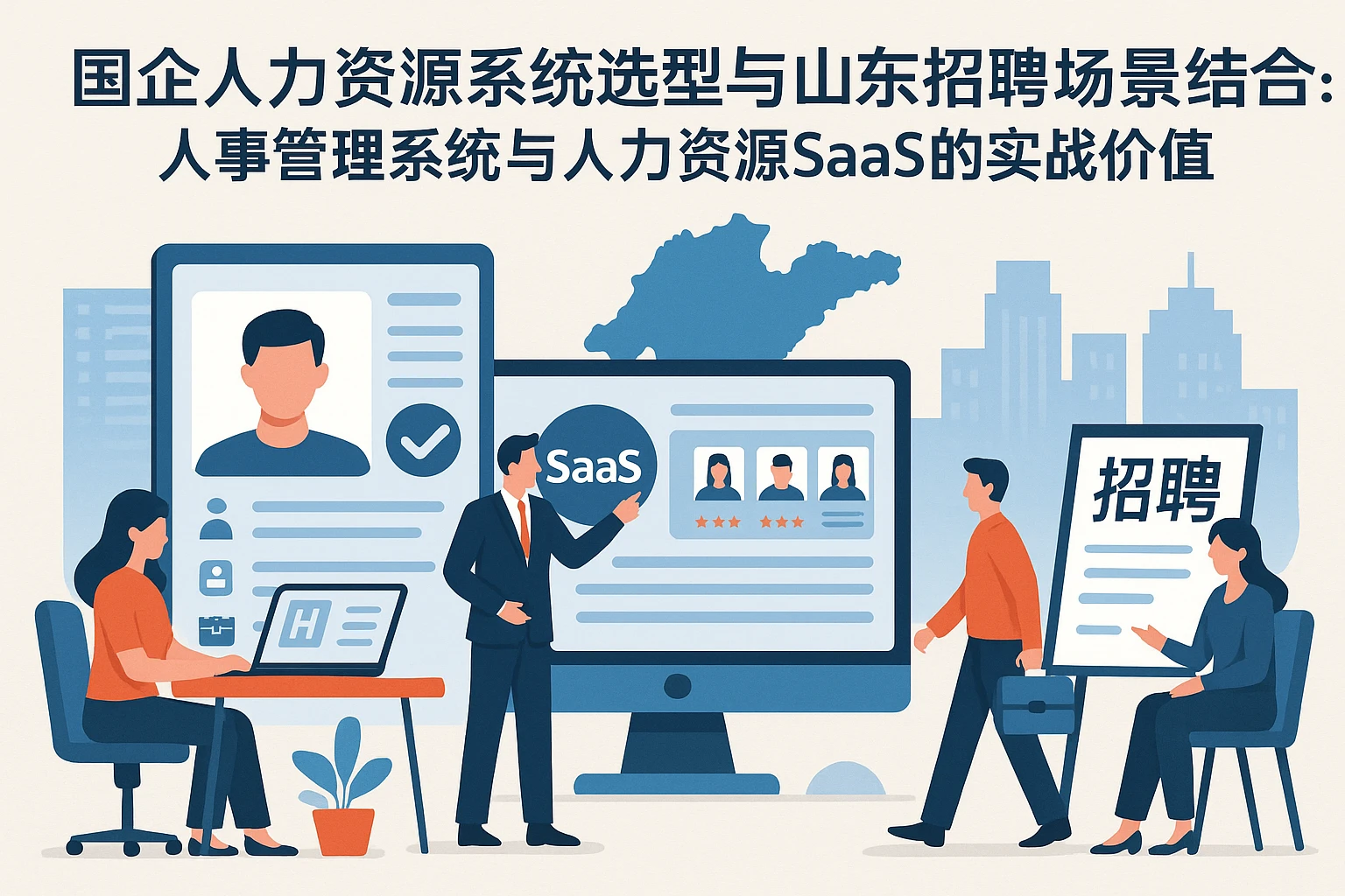 国企人力资源系统选型与山东招聘场景结合：人事管理系统与人力资源SaaS的实战价值