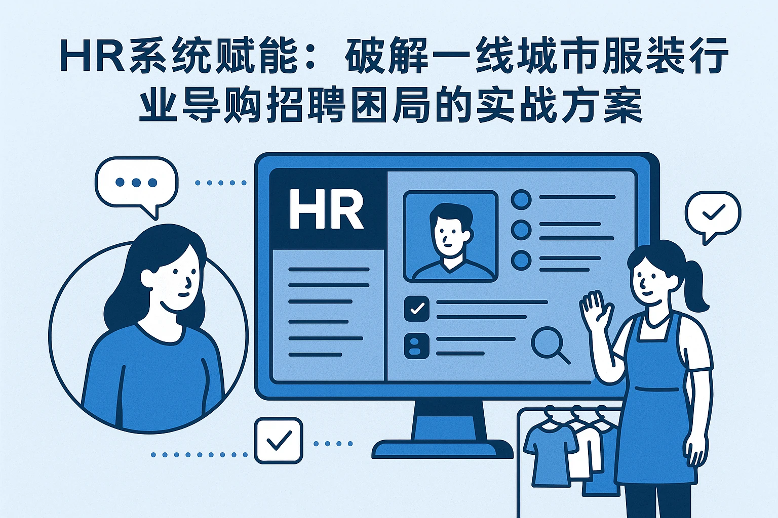 HR系统赋能：破解一线城市服装行业导购招聘困局的实战方案