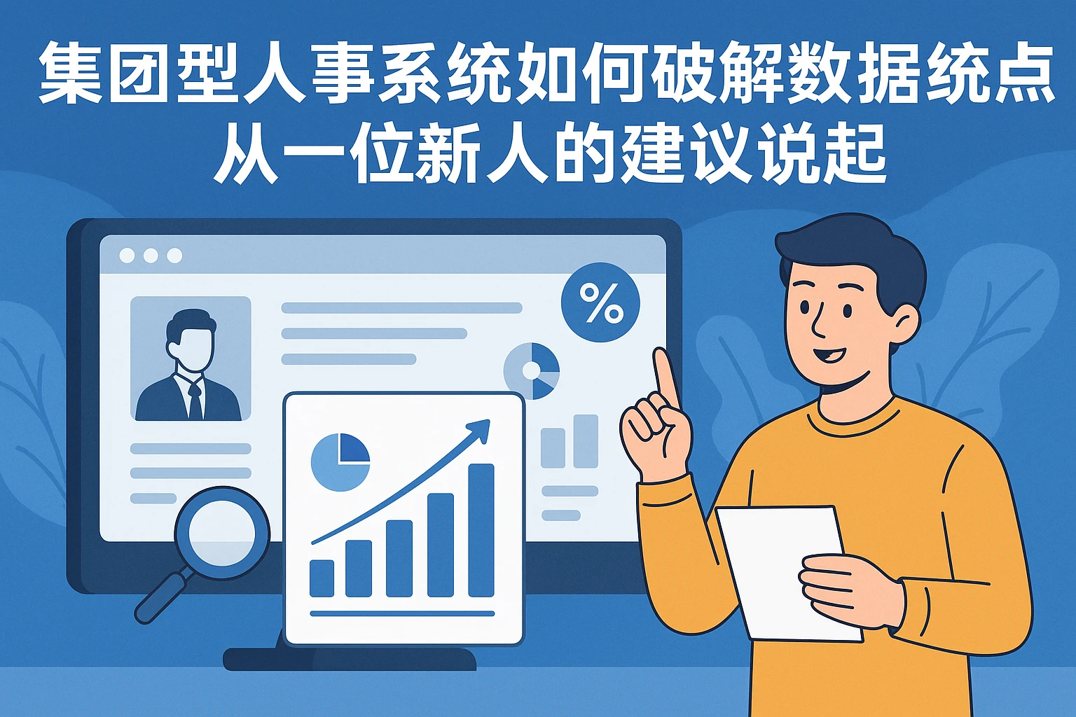 集团型人事系统如何破解数据统计痛点？从一位新人的建议说起
