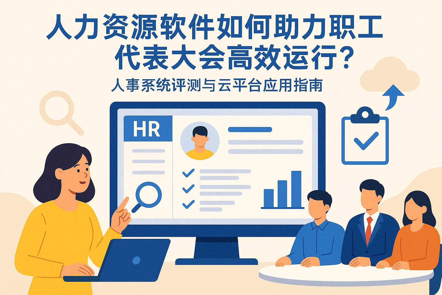 人力资源软件如何助力职工代表大会高效运行？人事系统评测与云平台应用指南