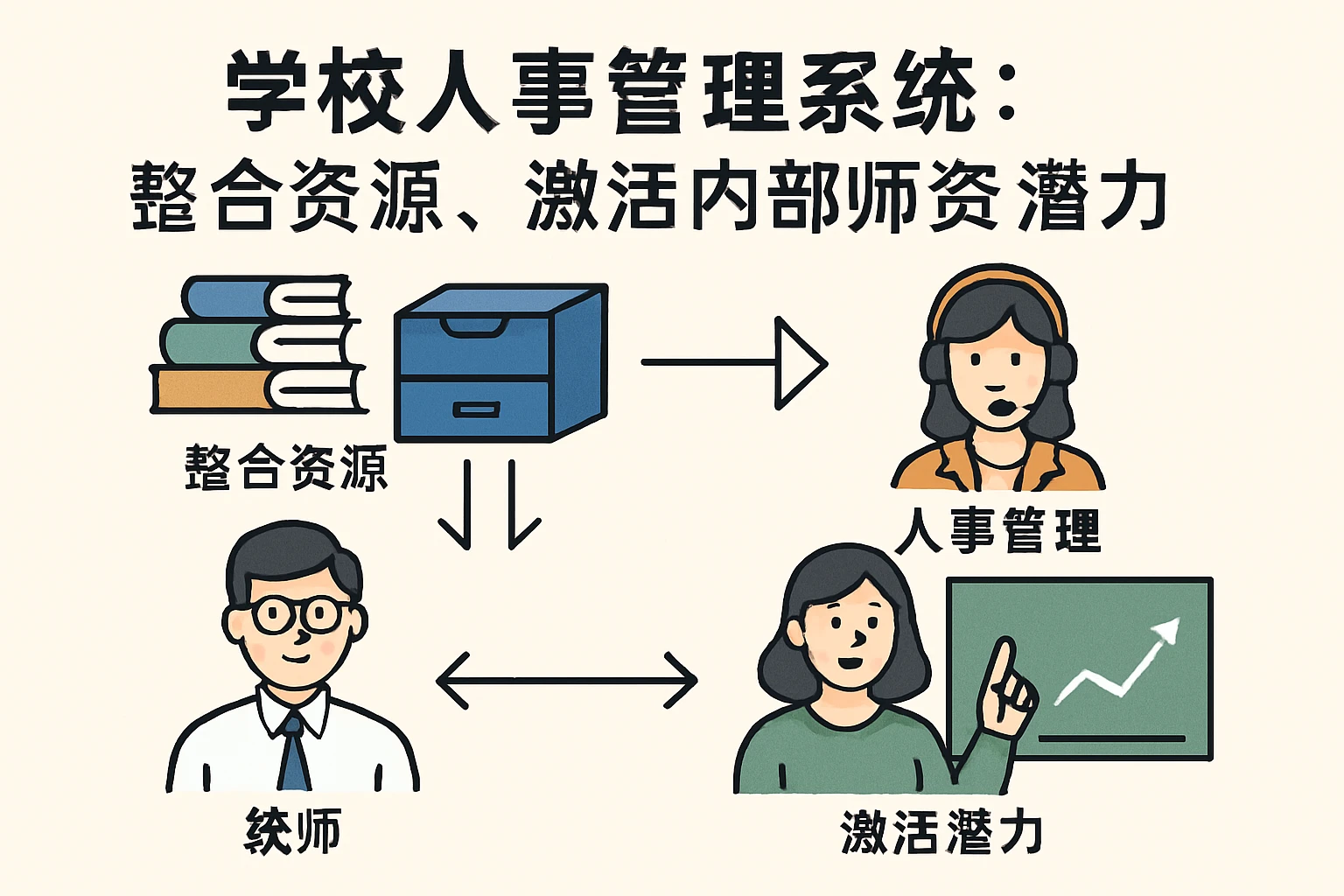 2. 学校人事管理系统：整合资源，激活内部师资潜力