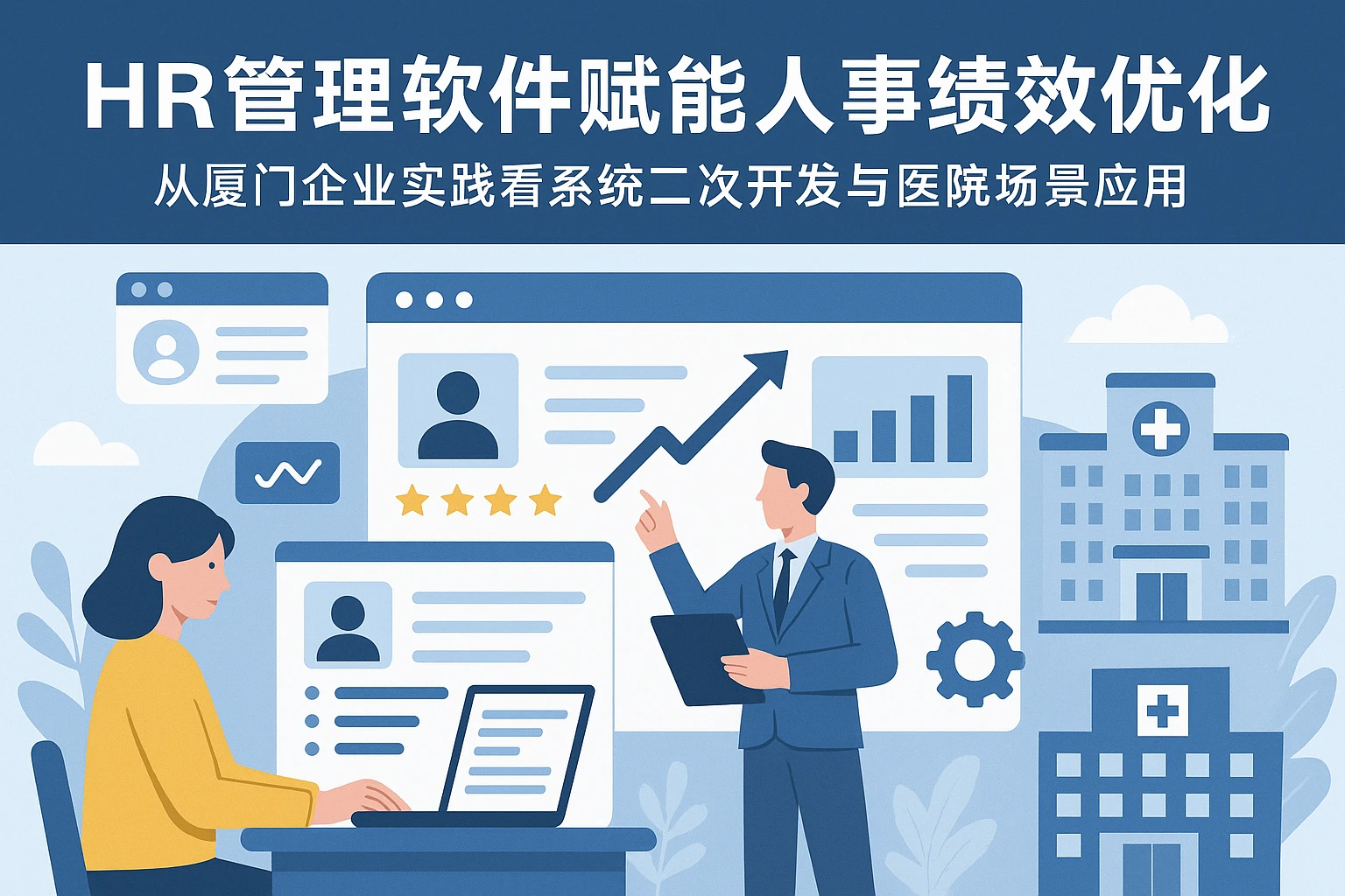 HR管理软件赋能人事绩效优化：从厦门企业实践看系统二次开发与医院场景应用