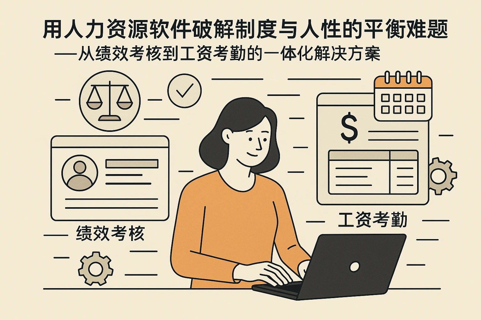 用人力资源软件破解制度与人性的平衡难题——从绩效考核到工资考勤的一体化解决方案