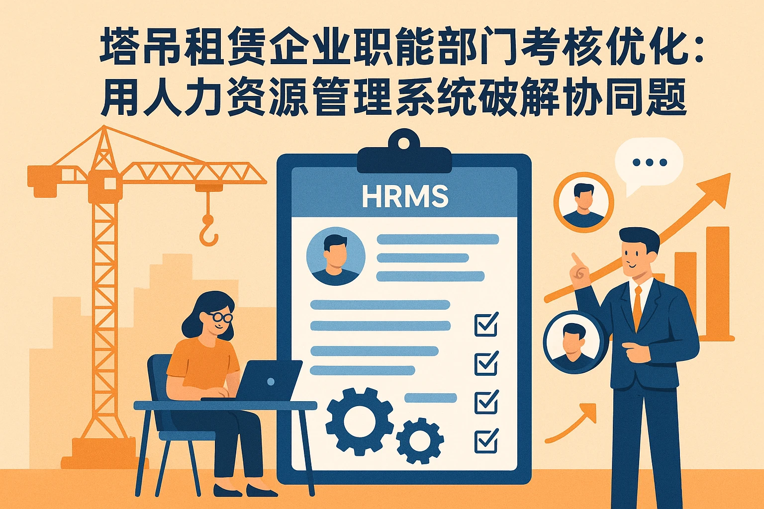 塔吊租赁企业职能部门考核优化：用人力资源管理系统破解协同难题