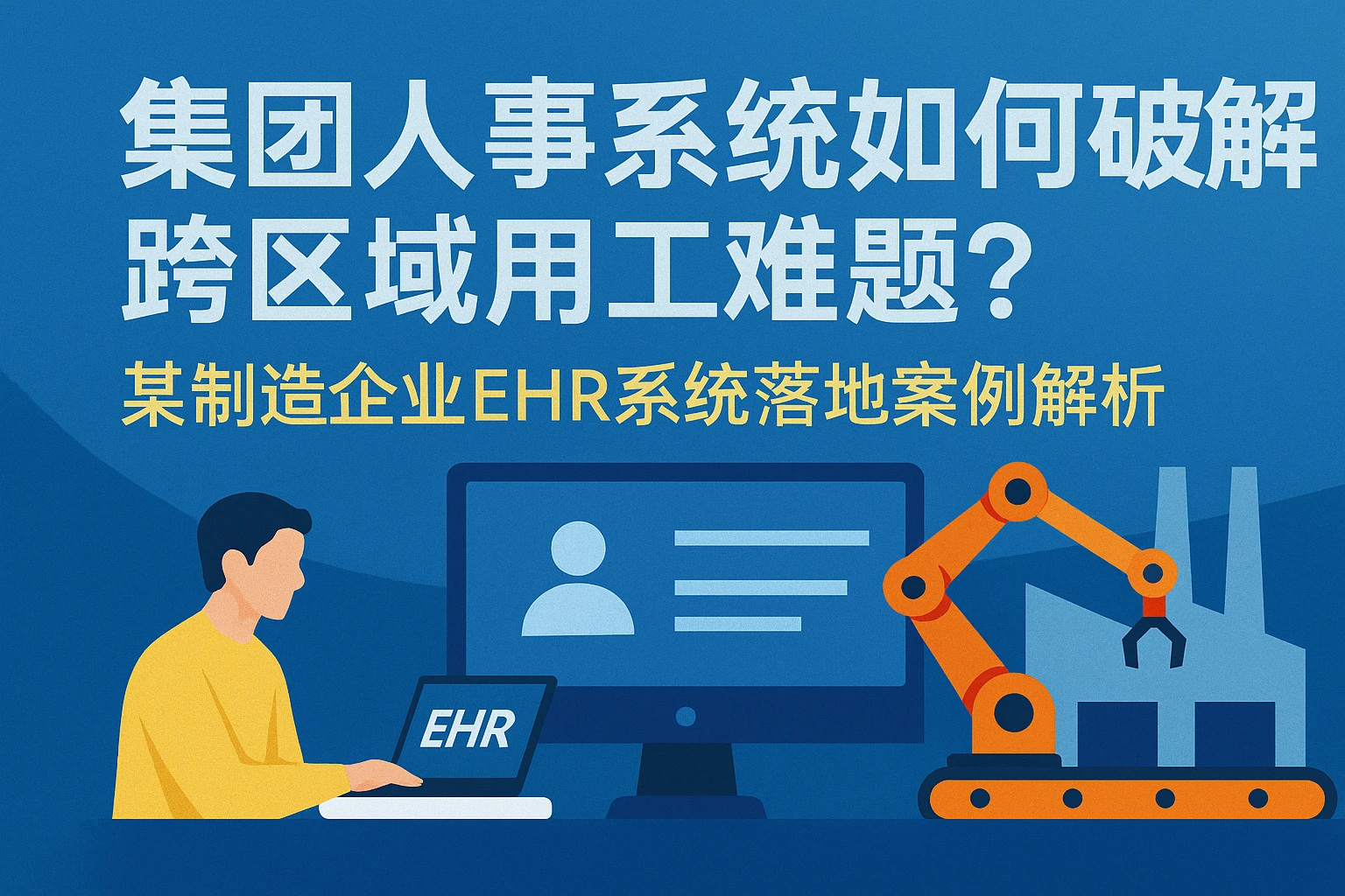 集团人事系统如何破解跨区域用工难题？某制造企业EHR系统落地案例解析