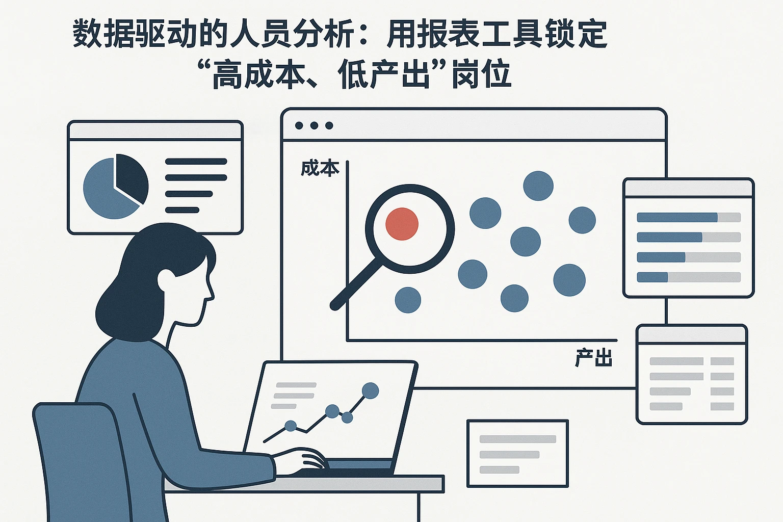 2. 数据驱动的人员分析：用报表工具锁定“高成本、低产出”岗位