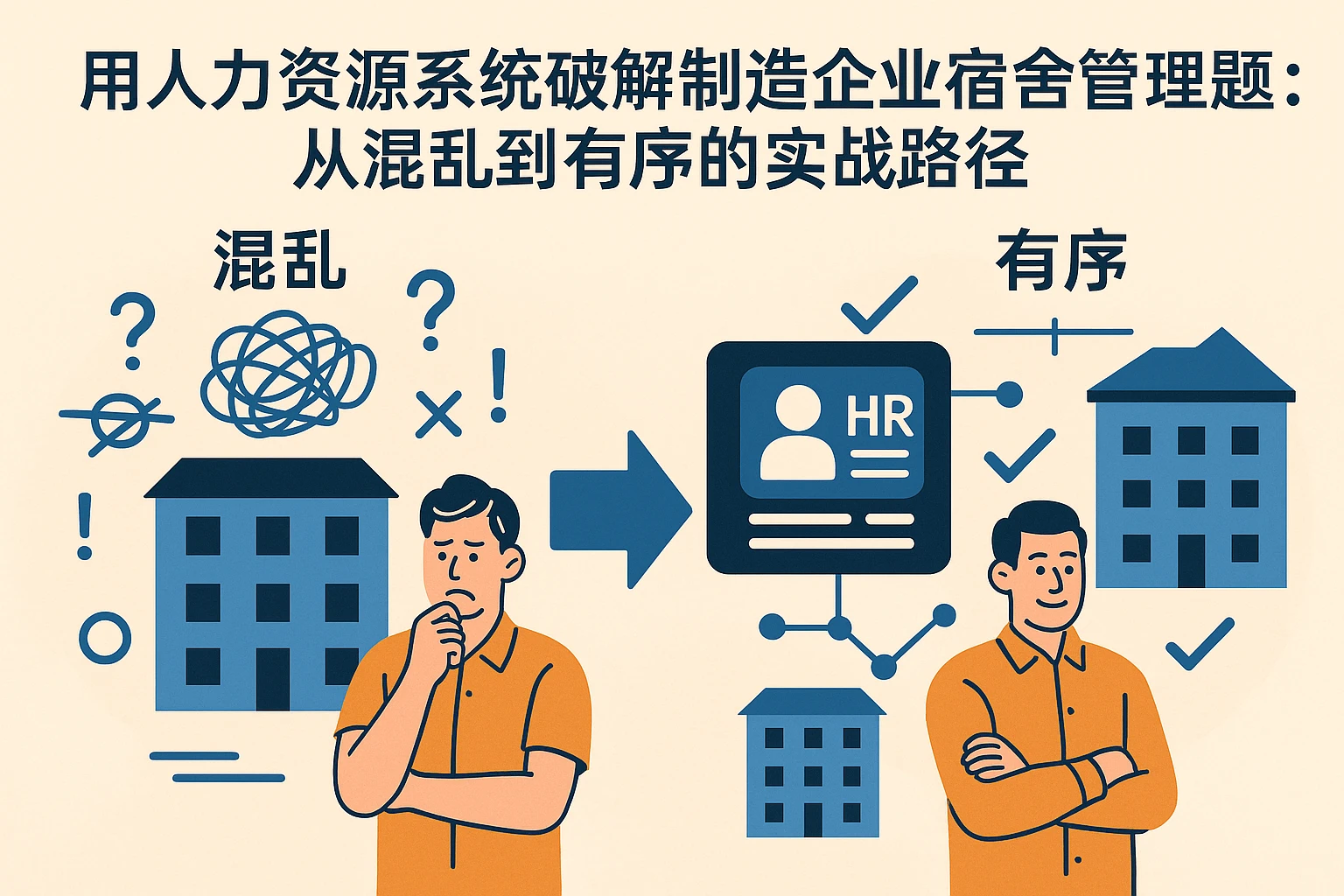 用人力资源系统破解制造企业宿舍管理难题：从混乱到有序的实战路径