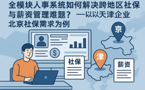全模块人事系统如何解决跨地区社保与薪资管理难题？——以天津企业北京社保需求为例