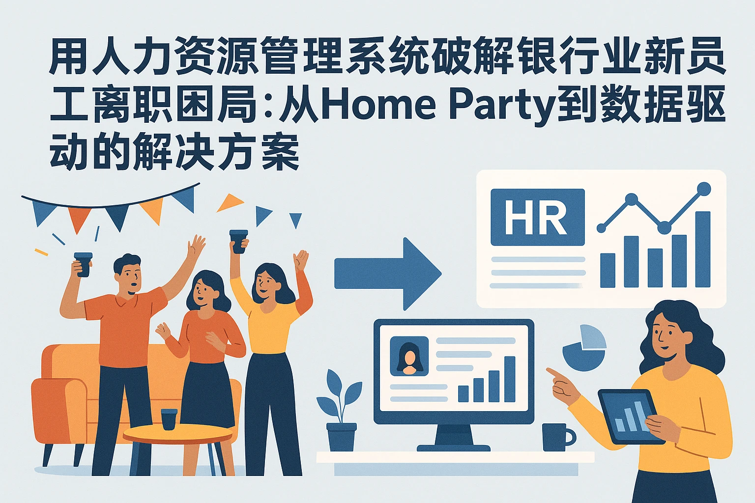 用人力资源管理系统破解银行业新员工离职困局：从Home Party到数据驱动的解决方案