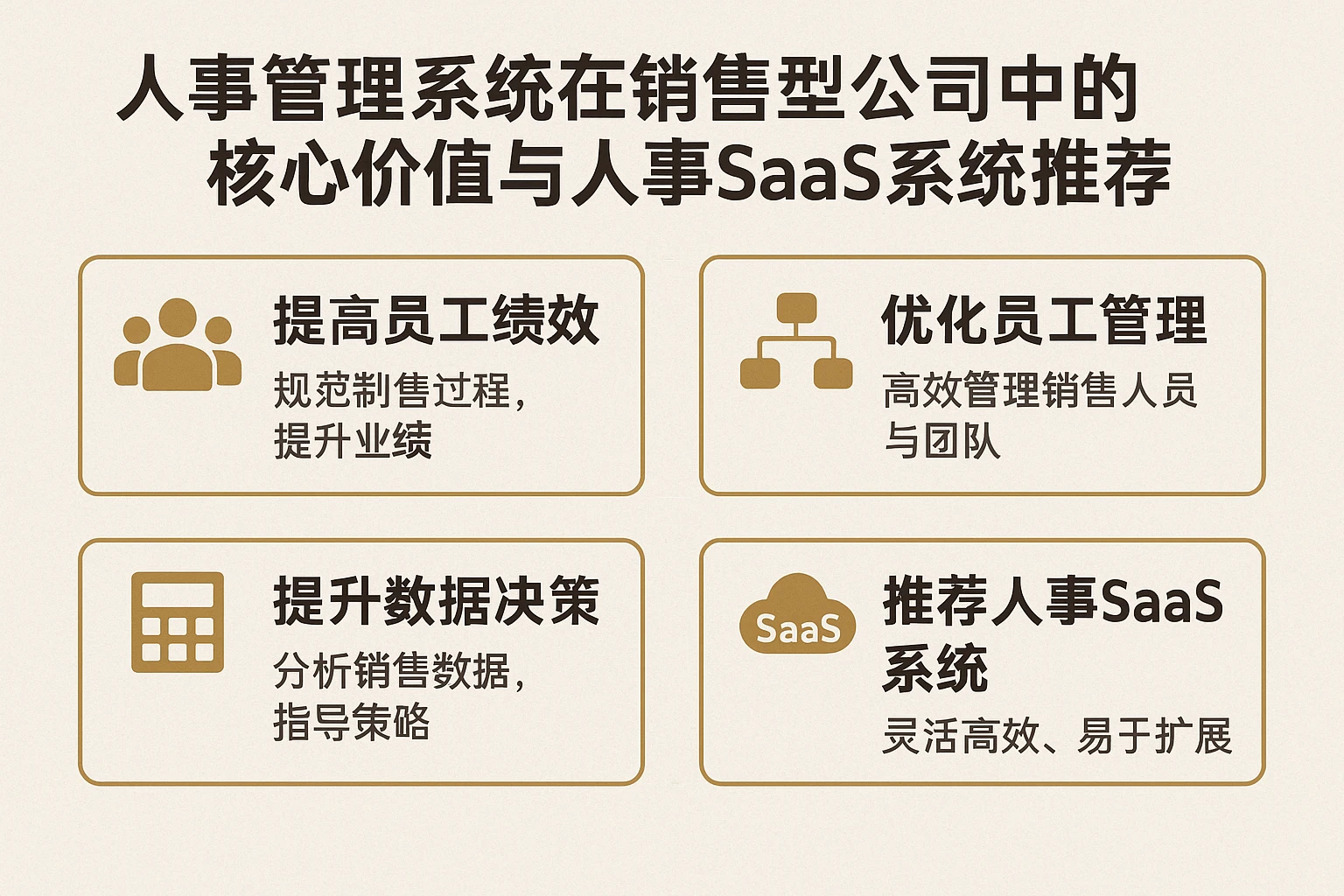 人事管理系统在销售型公司中的核心价值与人事SaaS系统推荐