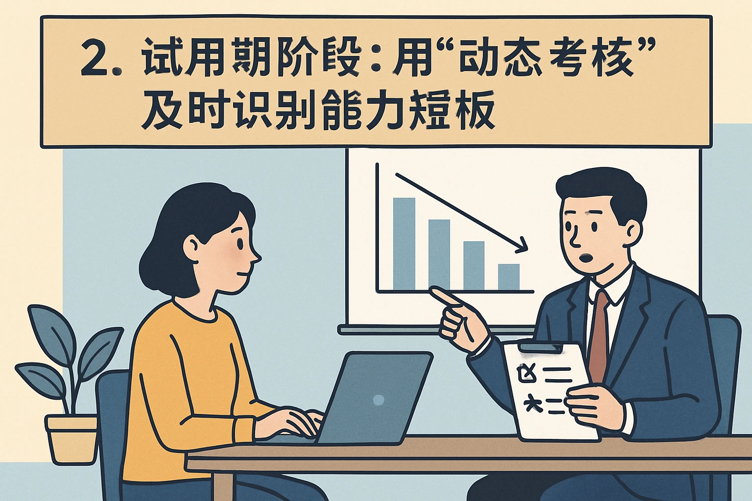 2. 试用期阶段：用“动态考核”及时识别能力短板