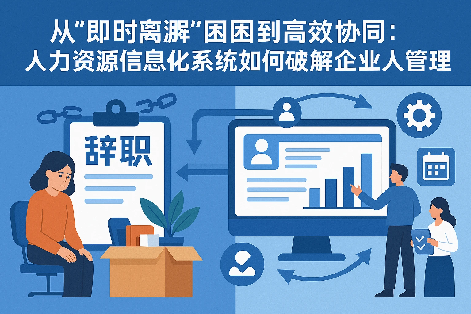 从“即时离职”困境到高效协同：人力资源信息化系统如何破解企业人才管理痛点